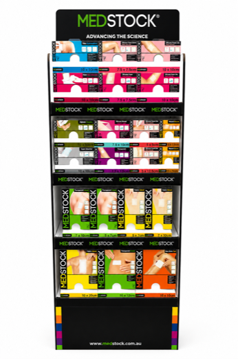 Medstock floor display stand