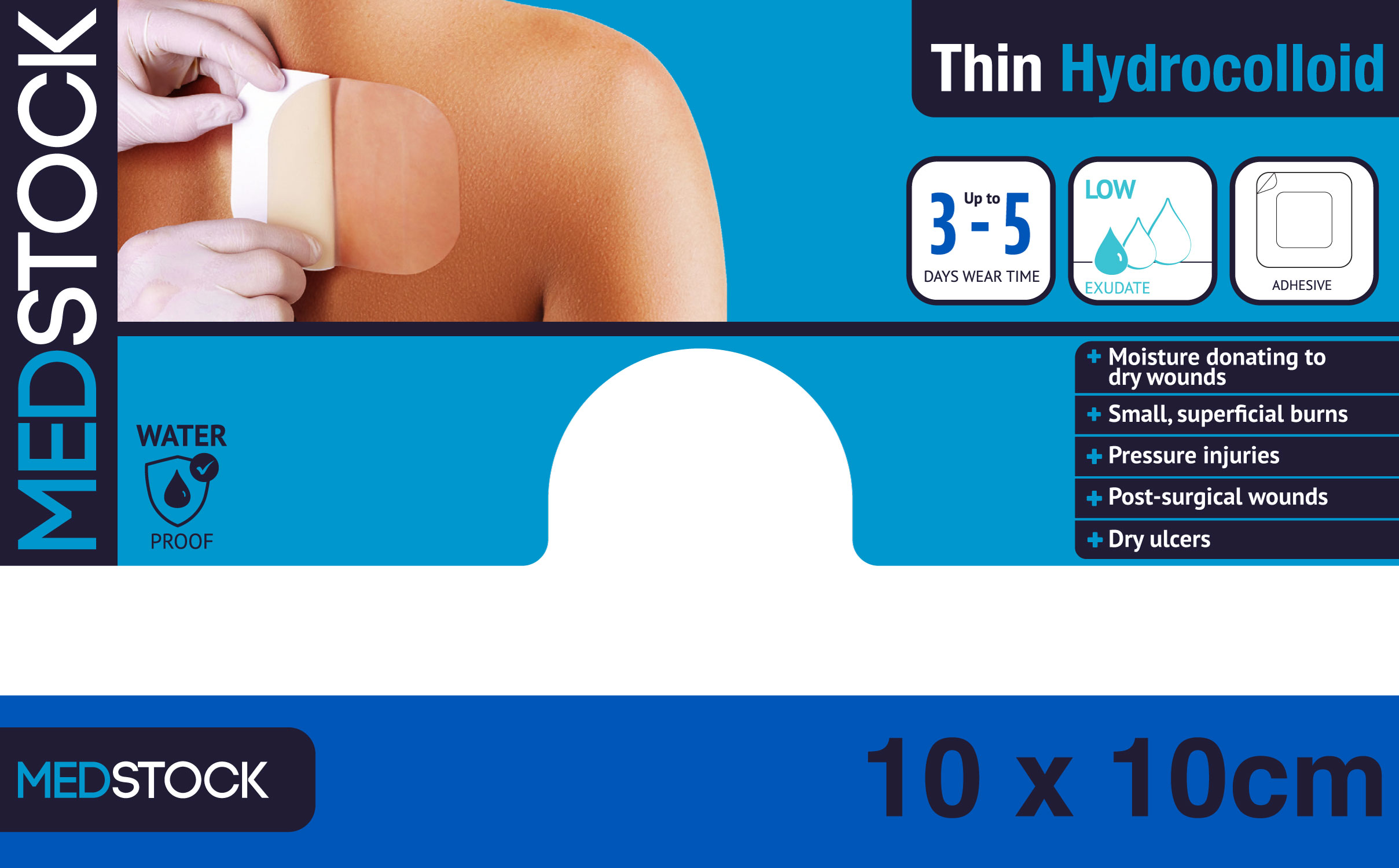 Thin Hydrocolloid dressing