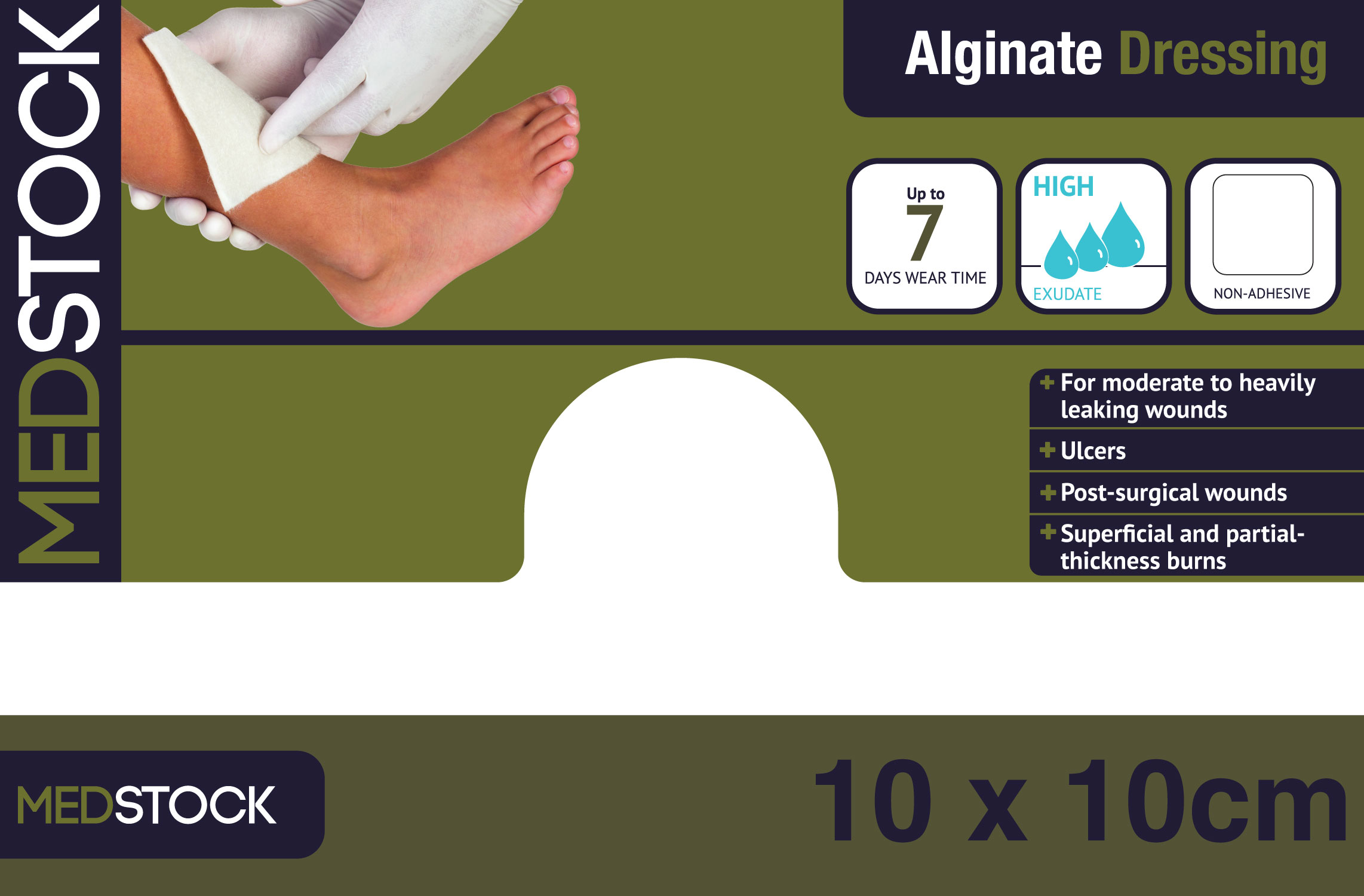 Alginate dressing