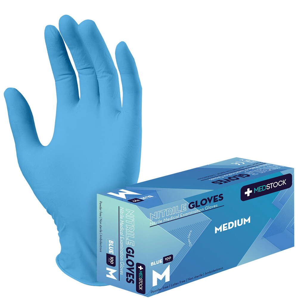 Blue Nitrile Gloves